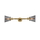 Innovations Lighting Small Cone 2 Light Bath Vanity Light Part Of The Franklin Restoration Collection 208-BB-G63-LED