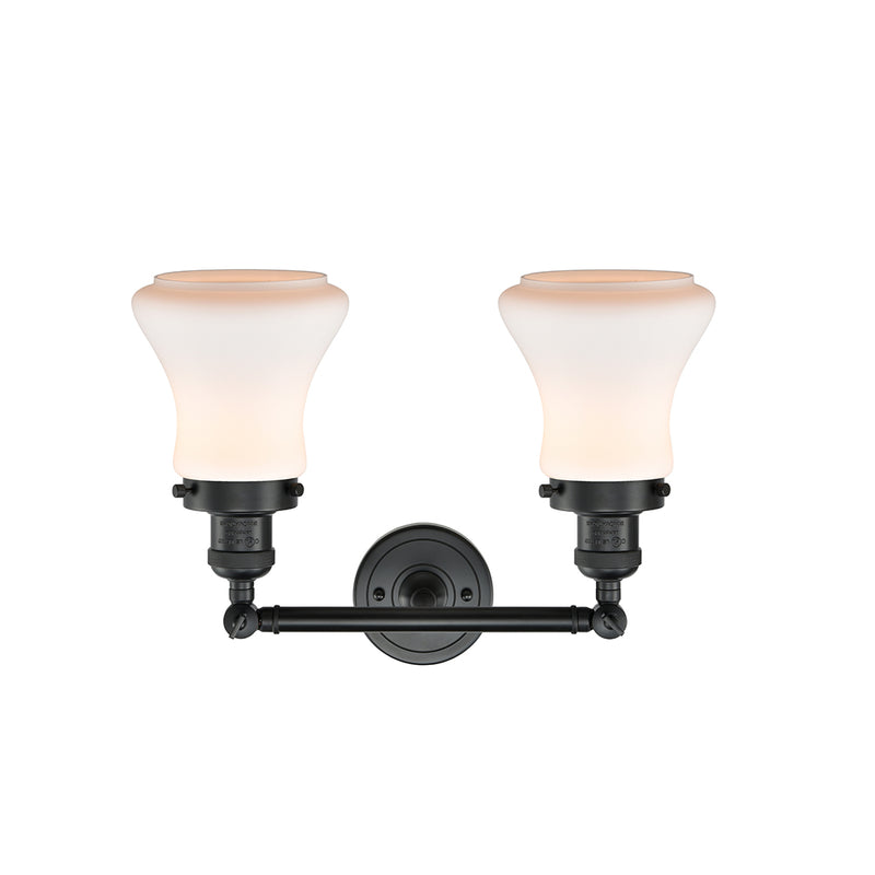 Innovations Lighting Bellmont 2 Light Bath Vanity Light Part Of The Franklin Restoration Collection 208-BK-G191-LED