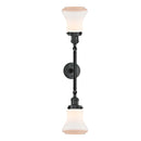 Innovations Lighting Bellmont 2 Light Bath Vanity Light Part Of The Franklin Restoration Collection 208-BK-G191-LED