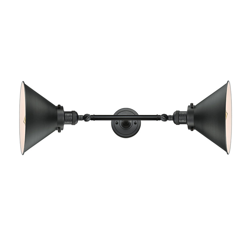 Innovations Lighting Briarcliff 2 Light Bath Vanity Light Part Of The Franklin Restoration Collection 208-BK-M10-BK-LED