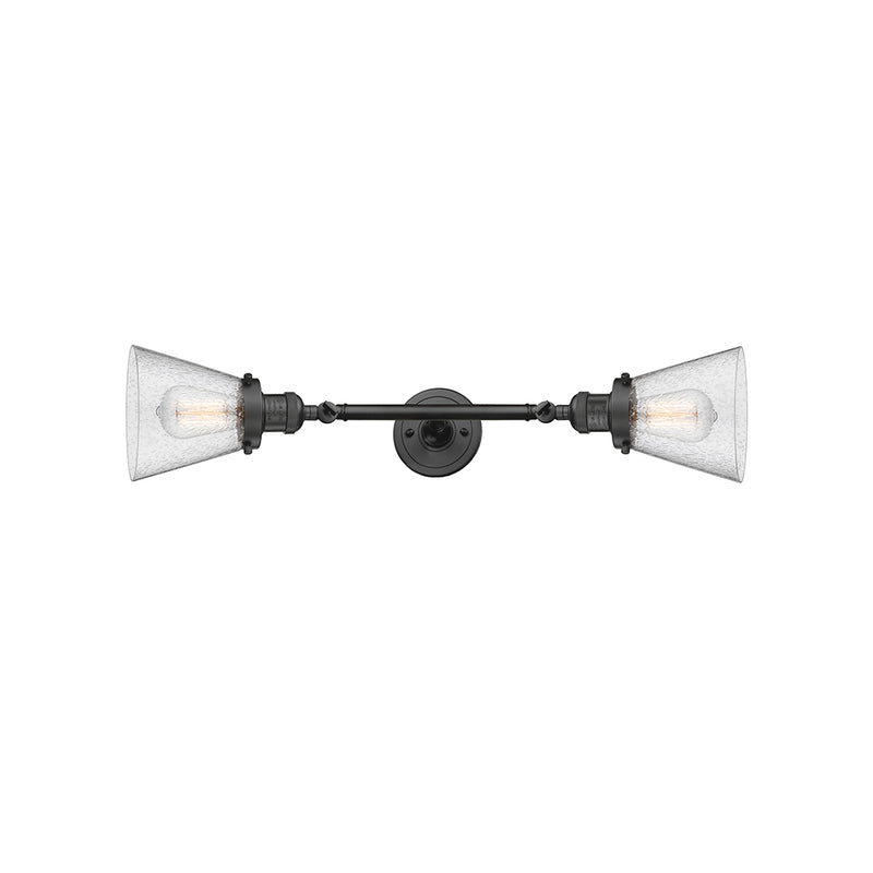 Innovations Lighting Small Cone 2 Light Bath Vanity Light Part Of The Franklin Restoration Collection 208-OB-G64-LED