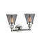 Innovations Lighting Small Cone 2 Light Bath Vanity Light Part Of The Franklin Restoration Collection 208-PC-G63-LED