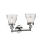 Innovations Lighting Small Cone 2 Light Bath Vanity Light Part Of The Franklin Restoration Collection 208-PC-G64-LED