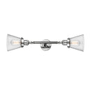 Innovations Lighting Small Cone 2 Light Bath Vanity Light Part Of The Franklin Restoration Collection 208-PC-G64-LED