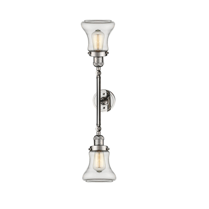 Innovations Lighting Bellmont 2 Light Bath Vanity Light Part Of The Franklin Restoration Collection 208-PN-G192-LED