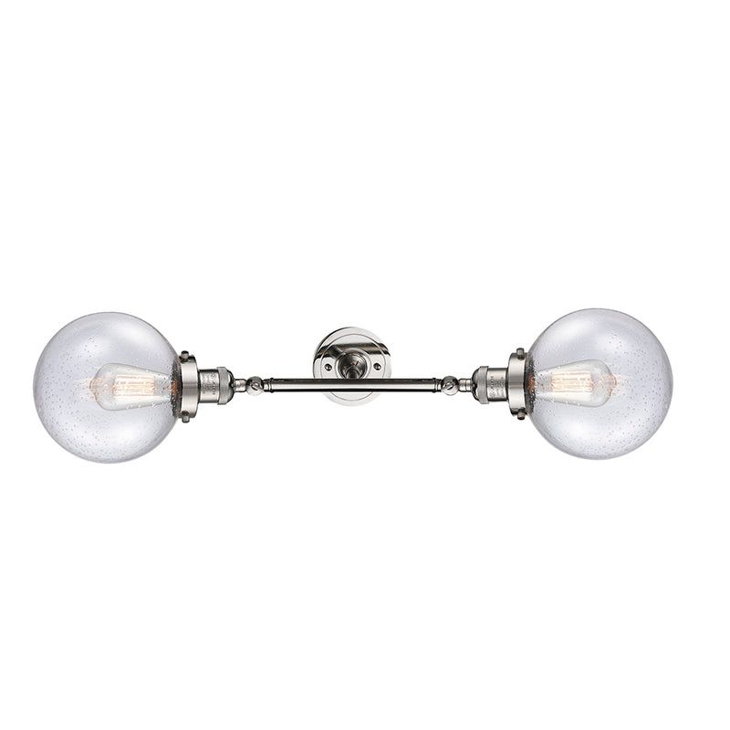 Innovations Lighting Beacon 2 Light 19" Bath Vanity Light 208-PN-G204-8-LED