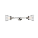 Innovations Lighting Small Cone 2 Light Bath Vanity Light Part Of The Franklin Restoration Collection 208-PN-G62-LED