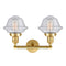 Innovations Lighting Small Oxford 2 Light Bath Vanity Light Part Of The Franklin Restoration Collection 208-SG-G534-LED