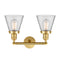 Innovations Lighting Small Cone 2 Light Bath Vanity Light Part Of The Franklin Restoration Collection 208-SG-G62-LED