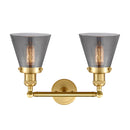 Innovations Lighting Small Cone 2 Light Bath Vanity Light Part Of The Franklin Restoration Collection 208-SG-G63-LED