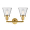 Innovations Lighting Small Cone 2 Light Bath Vanity Light Part Of The Franklin Restoration Collection 208-SG-G64-LED