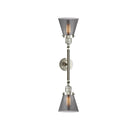 Innovations Lighting Small Cone 2 Light Bath Vanity Light Part Of The Franklin Restoration Collection 208-SN-G63-LED