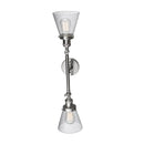 Innovations Lighting Small Cone 2 Light Bath Vanity Light Part Of The Franklin Restoration Collection 208-SN-G64-LED