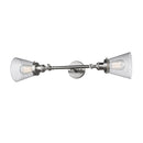 Innovations Lighting Small Cone 2 Light Bath Vanity Light Part Of The Franklin Restoration Collection 208-SN-G64-LED