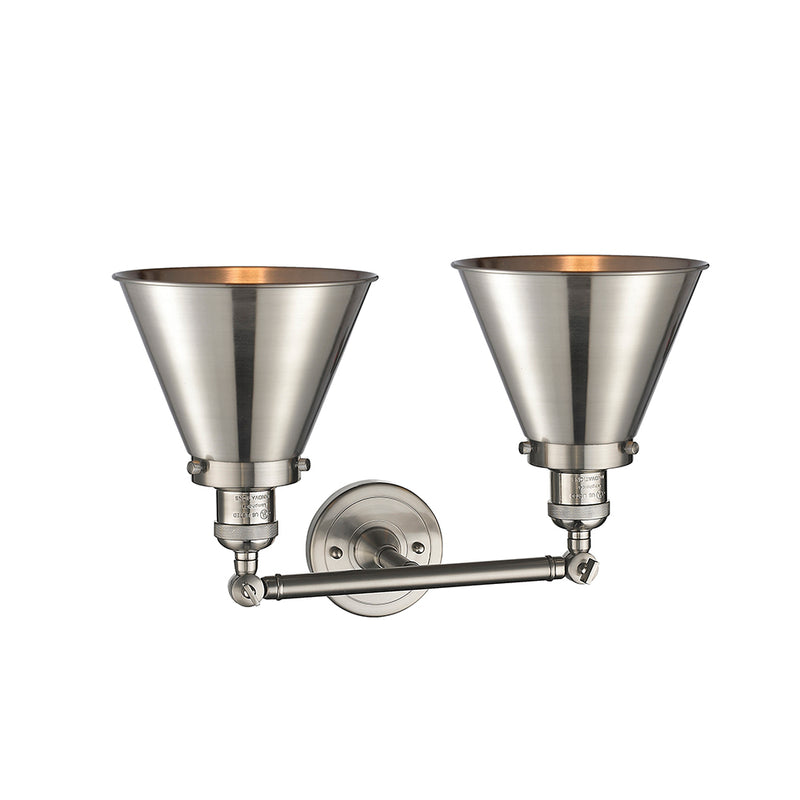 Innovations Lighting Appalachian 2 Light Bath Vanity Light Part Of The Franklin Restoration Collection 208-SN-M13-SN-LED