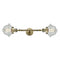 Innovations Lighting Small Oxford 2 Light Bath Vanity Light Part Of The Franklin Restoration Collection 208L-AB-G534-LED