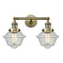 Innovations Lighting Small Oxford 2 Light Bath Vanity Light Part Of The Franklin Restoration Collection 208L-AB-G534-LED