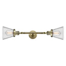 Innovations Lighting Small Cone 2 Light Bath Vanity Light Part Of The Franklin Restoration Collection 208L-AB-G62-LED