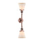 Cone Bath Vanity Light shown in the Antique Copper finish with a Matte White shade