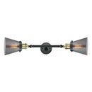 Innovations Lighting Small Cone 2 Light Bath Vanity Light Part Of The Franklin Restoration Collection 208L-BAB-G63-LED