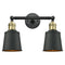 Innovations Lighting Addison 2 Light Bath Vanity Light Part Of The Franklin Restoration Collection 208L-BAB-M9-BK-LED