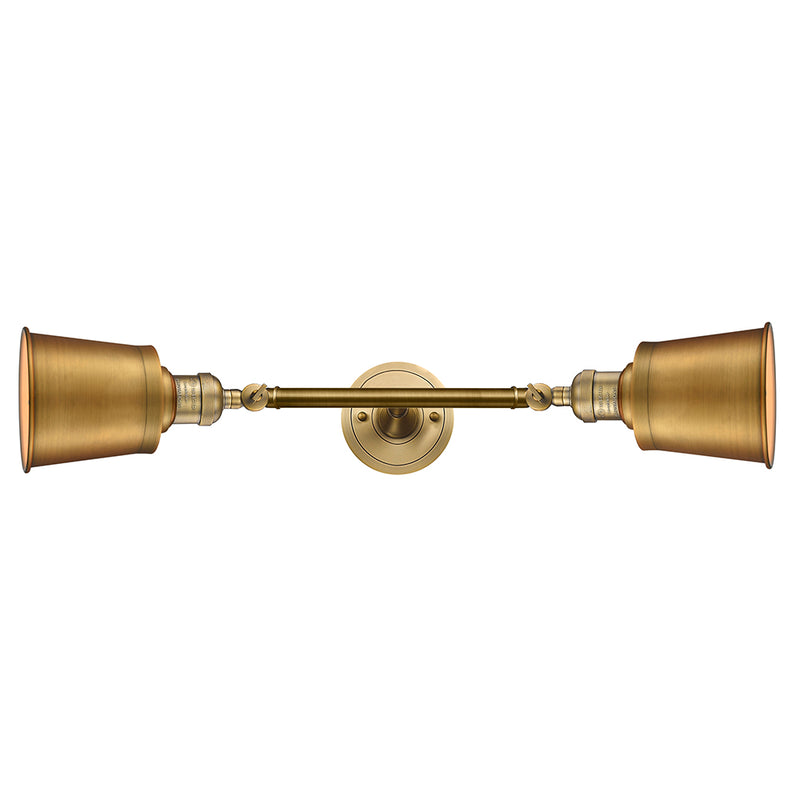 Innovations Lighting Addison 2 Light Bath Vanity Light Part Of The Franklin Restoration Collection 208L-BB-M9-BB-LED