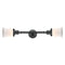 Innovations Lighting Small Canton 2 Light Bath Vanity Light Part Of The Franklin Restoration Collection 208L-BK-G181S-LED