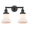 Innovations Lighting Bellmont 2 Light Bath Vanity Light Part Of The Franklin Restoration Collection 208L-BK-G191-LED