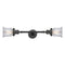 Canton Bath Vanity Light shown in the Oil Rubbed Bronze finish with a Clear shade