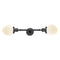 Beacon Bath Vanity Light shown in the Oil Rubbed Bronze finish with a Matte White shade