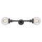 Beacon Bath Vanity Light shown in the Oil Rubbed Bronze finish with a Clear shade