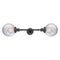 Beacon Bath Vanity Light shown in the Oil Rubbed Bronze finish with a Clear shade