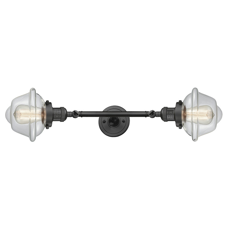 Innovations Lighting Small Oxford 2 Light Bath Vanity Light Part Of The Franklin Restoration Collection 208L-OB-G532-LED