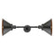 Briarcliff Bath Vanity Light shown in the Oil Rubbed Bronze finish with a Oil Rubbed Bronze shade