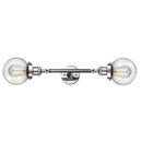 Beacon Bath Vanity Light shown in the Polished Chrome finish with a Seedy shade