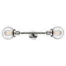 Beacon Bath Vanity Light shown in the Polished Nickel finish with a Seedy shade