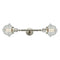 Innovations Lighting Small Oxford 2 Light Bath Vanity Light Part Of The Franklin Restoration Collection 208L-SN-G534-LED