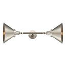 Briarcliff Bath Vanity Light shown in the Brushed Satin Nickel finish with a Brushed Satin Nickel shade