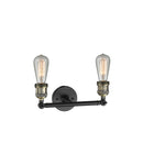 Innovations Lighting Bare Bulb 2 Light Bath Vanity Light Part Of The Franklin Restoration Collection 208-BAB-LED