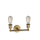 Innovations Lighting Bare Bulb 2 Light Bath Vanity Light Part Of The Franklin Restoration Collection 208-BB-LED