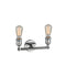 Innovations Lighting Bare Bulb 2 Light Bath Vanity Light Part Of The Franklin Restoration Collection 208-PC-LED