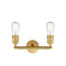 Innovations Lighting Bare Bulb 2 Light Bath Vanity Light Part Of The Franklin Restoration Collection 208-SG-LED