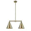 Appalachian Island Light shown in the Antique Brass finish with a Antique Brass shade