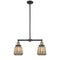 Chatham Island Light shown in the Black Antique Brass finish with a Mercury shade