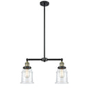 Canton Island Light shown in the Black Antique Brass finish with a Clear shade