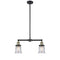 Canton Island Light shown in the Black Antique Brass finish with a Seedy shade