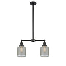 Stanton Island Light shown in the Matte Black finish with a Clear Wire Mesh shade