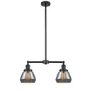 Fulton Island Light shown in the Oil Rubbed Bronze finish with a Plated Smoke shade