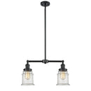 Canton Island Light shown in the Oil Rubbed Bronze finish with a Seedy shade