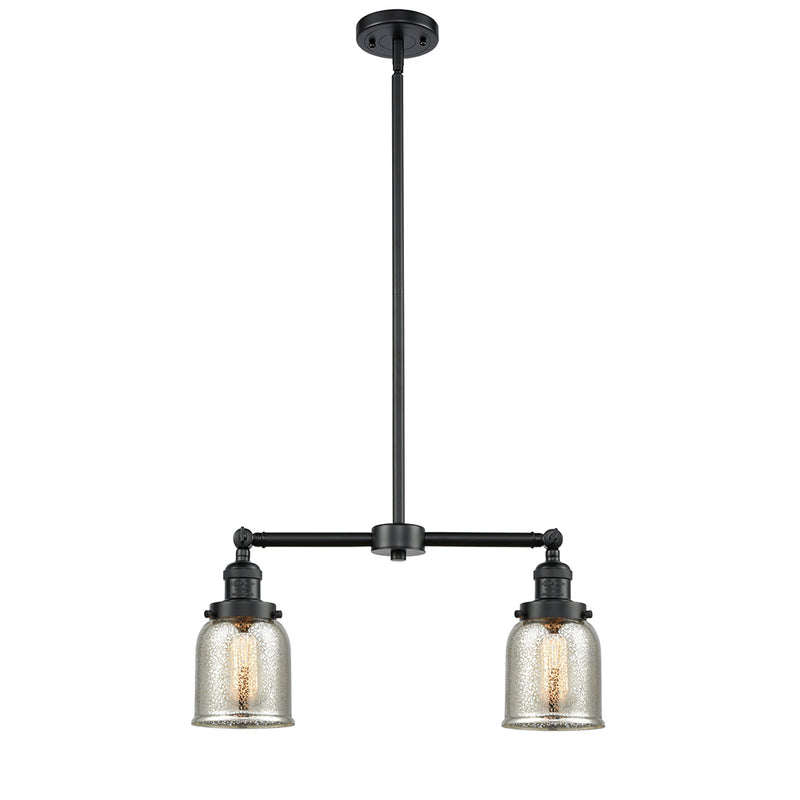 Bell Island Light shown in the Oil Rubbed Bronze finish with a Silver Plated Mercury shade